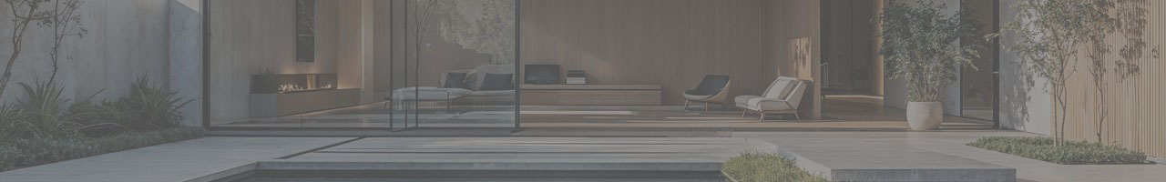 Imagem contendo alguns ícones relacionado a imobiliárias, como casa, um casal de bonecos (desenho) e um coração. Todo sobreposto com a tonalidade laranja